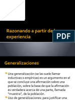 Generalizaciones Inductivas y Argumentos Sobre Causas y Efectos.