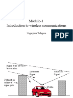 Module-1 Introduction To Wireless Communications: Nagarjuna Telagam