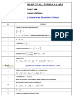 Doubtnut Today: Baap of All Formula Lists