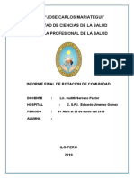 Informe COMUNIDAD