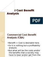 Social Cost Benefit Analysis