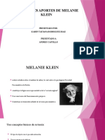 Principales Aportes de Melanie Klein