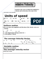 Relative Velocity