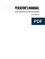 Operator S Manual: Generating Set and Industrial Engines