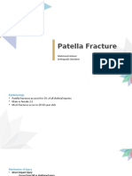 Patella Fracture: Mahmoud Ashour Orthopedic Resident