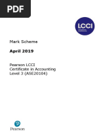 ASE20104 - Mark Scheme - April 2019 PDF