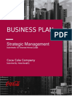 Business Plan: Strategic Management