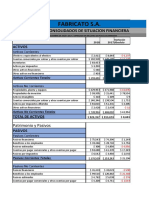 Analisis Horizontal FABRICATO