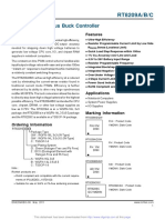 Single Synchronous Buck Controller: RT8209A/B/C