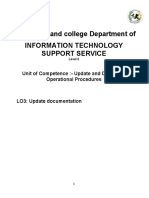 Genius Land College Department of Information Technology Support Service