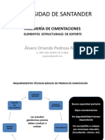 Cimentaciones Superficiales - Elementos Estructurales de Soporte