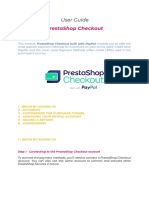 Prestashop Checkout: User Guide