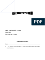 Folio Chemistry Form 4 (Ceramics and Glass)