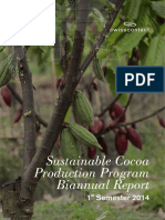 Sustainable Cocoa Production Program Biannual Report: 1 Semester 2014