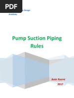 Pump Suction Piping Rules