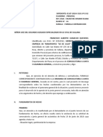 Formulo Contradiccion Demanda de Convocatoria A Junta General