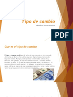 Tipos de Cambio Economia