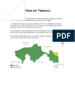 Clima en Tabasco