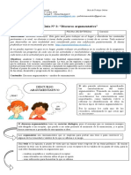 Lengua y Literatura, Guía 2, Segundo Medio, Discurso Argumentativo.