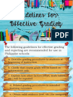 Guidelines For Effective Grading