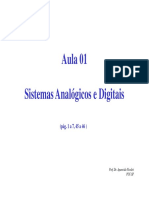 Aula 0 - Sistemas Analogicos Vs Sistemas Digitais PDF