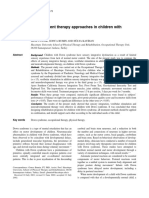 Comparison of Different Therapy Approaches in Children With Down Syndrome