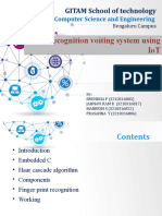 Face Recognition Voiting System Using Iot