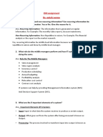 ISM Assignment by - Sakshi Verma: Non-Recurring Information: Non Repetitive in Nature. For Example: The Financial