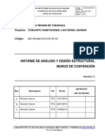 Memoria Cálculo Estructural Muros de Contencion-Rev-C PDF