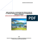 Proyecto Factible Ampliación de La Capacidad de Producción de La Unidad Productiva Familiar de Champiñones