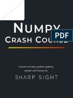 Numpy Crash Course - Sharp Sight