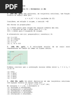 Aula Virtual - Lista #1 - Movimentos (1 1B)