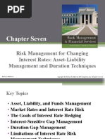 Chapter Seven: Risk Management For Changing Interest Rates: Asset-Liability Management and Duration Techniques