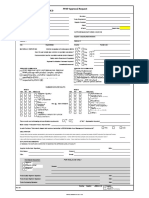 PPAP Approval Request (PSW)