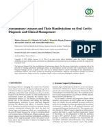 Autoimmune Diseases and Their Manifestations On Oral Cavity Diagnosis and Clinical Management