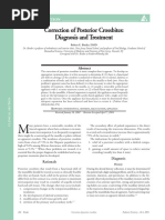 Correction of Posterior Crossbites Diagnosis and Treatment.