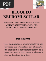 Bloqueo Neuromuscular