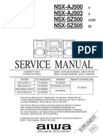 Aiwa Nsx-Aj500,503 sz500,505 SM