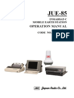 Operation Manual: Inmarsat-C Mobile Earth Station