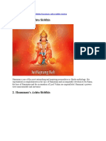 HANUMAN Ashta Siddhi Mantra