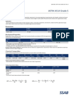 ASTM A514 Grade S: General Product Description