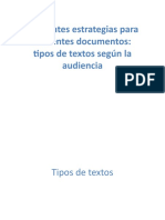 7 - Diferentes Estrategias para Diferentes Documentos