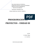 ACTIVIDAD #3 - Programación de Proyectos TEMA 3