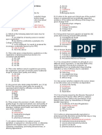 Pharmaceutical Jurisprudence - Ethics Answer Key-RED PACOP