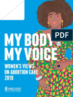 My Body My Voice Womens Views On Abortion Care