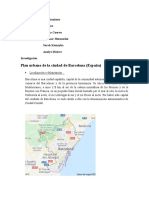 Urbanismo. Plan Urbano de Barcelona (España)