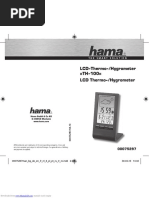 Hama th100 LCD Weather Station