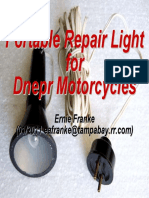 Portable Repair Light For Dnepr Motorcycles