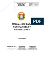 Manual para Contratistas y Proveedores