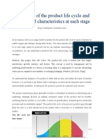 The Stages of The Product Life Cycle